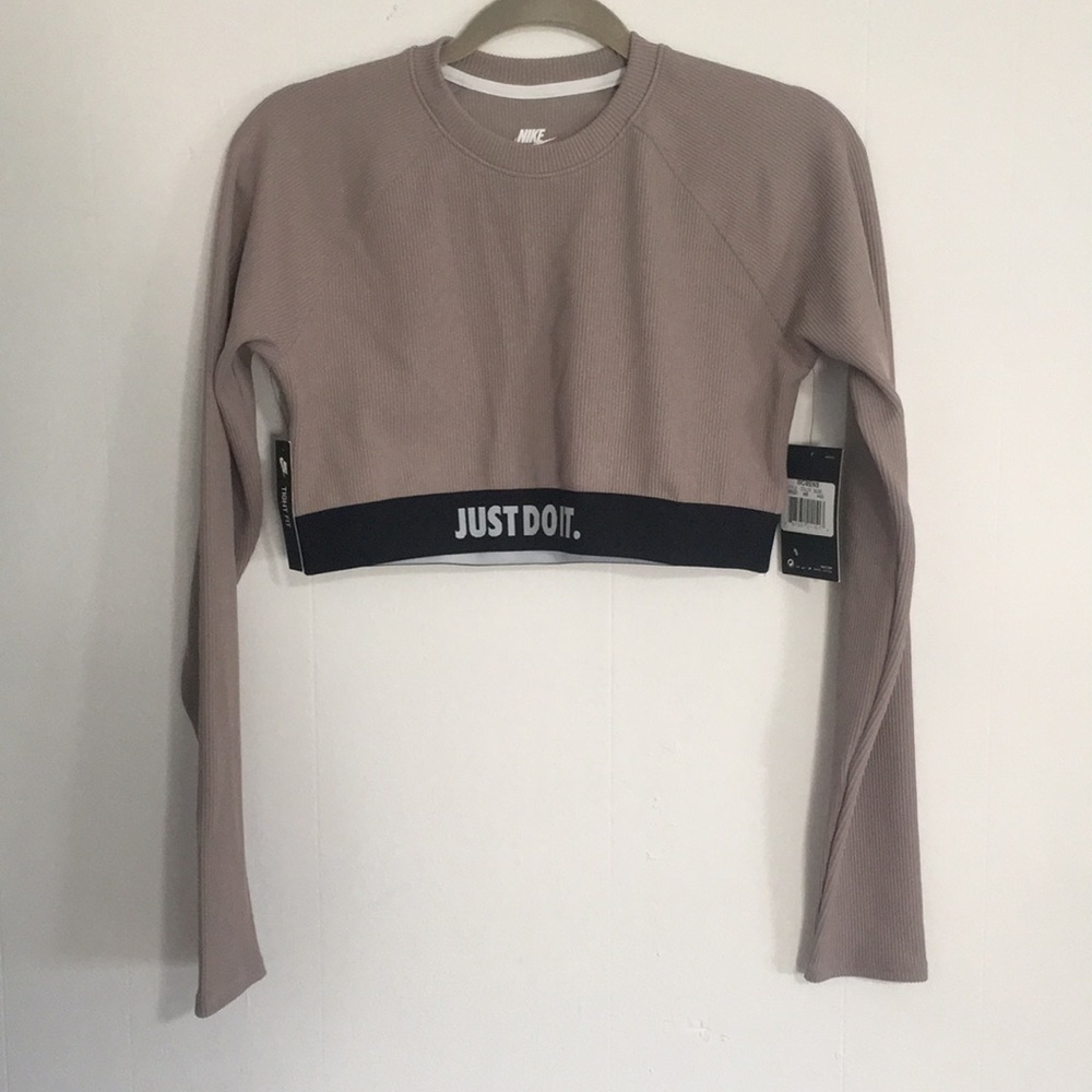 Nike Nude Long-sleeves Top